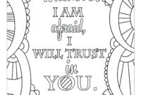 fear not coloring page