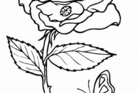 roses coloring page