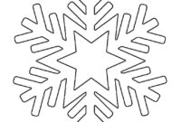 large printable snowflakes