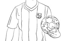 soccer player to color