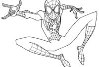 spider verse coloring page