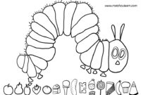 the very hungry caterpillar coloring pages