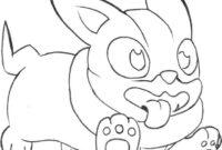 yamper coloring page