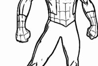 black spider man coloring pages