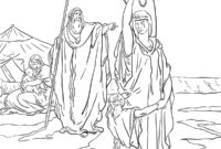 abraham and lot coloring page