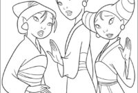 coloriage mulan a imprimer