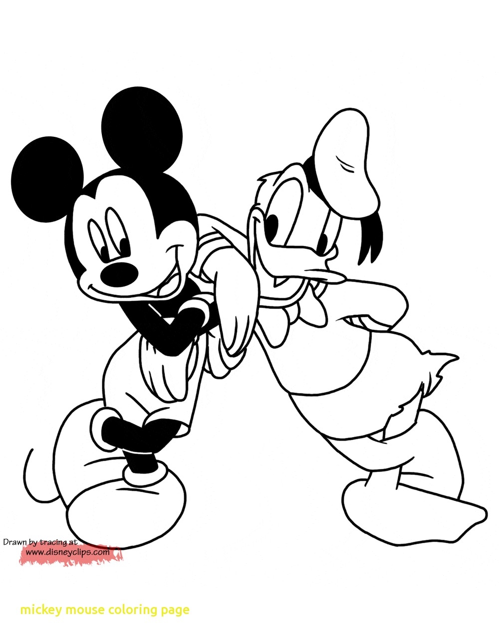Baby Mickey And Friends Coloring Pages at GetColorings.com | Free
