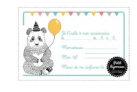 carte invitation anniversaire fille gratuite a imprimer