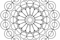 coloring pages circles