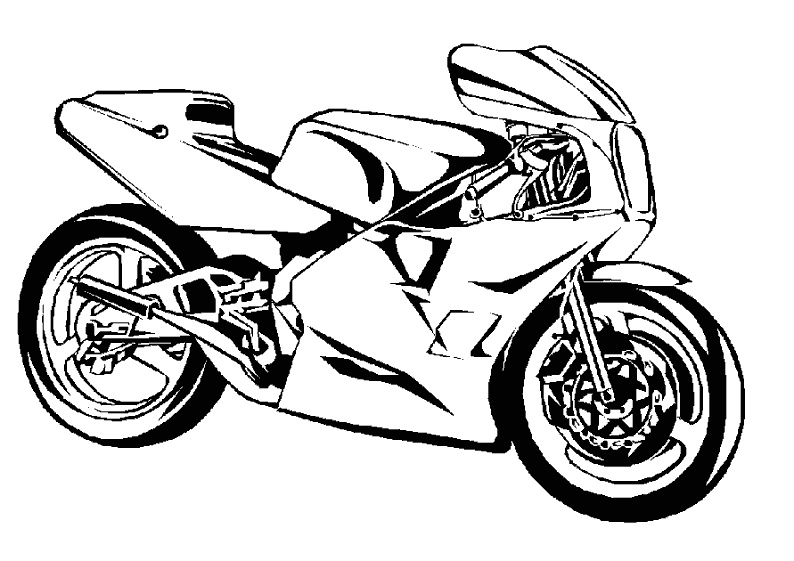 13 Bon Coloriage Moto Course Photos - COLORIAGE