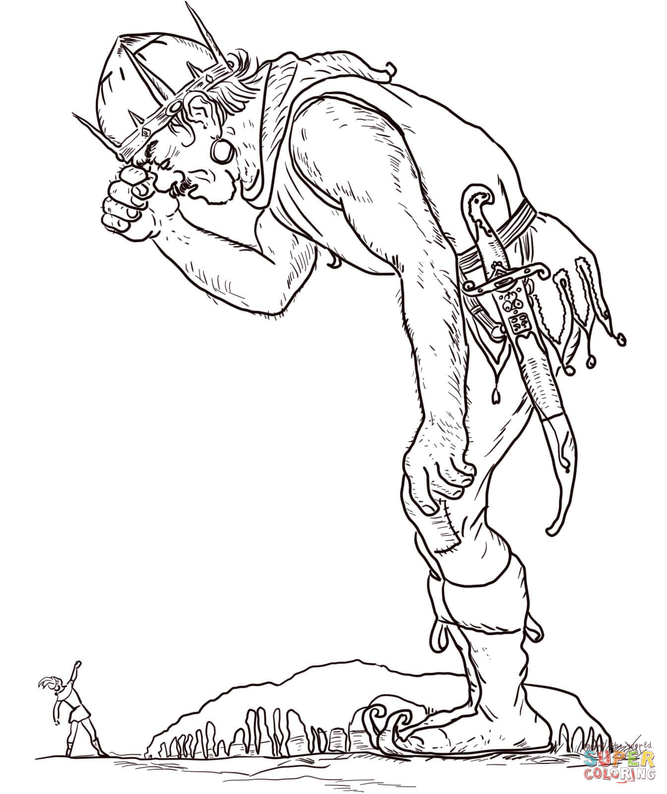 8 Utile Coloriage Ogre Pics - COLORIAGE