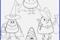 candy corn coloring pages free
