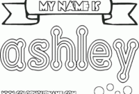 name coloring pages printable