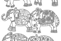 coloriage magique éléphant