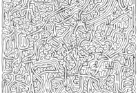 maze coloring pages