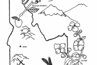 idaho coloring pages