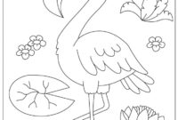 flamingo coloring pages free