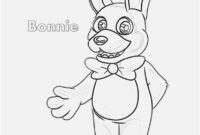 bonnie coloring page