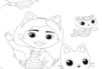 gabby 039 s dollhouse coloring page