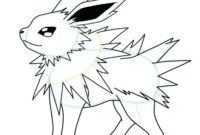 jolteon coloring pages
