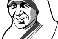 mother teresa coloring page