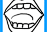 mouth coloring pages