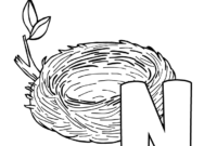 nest coloring page