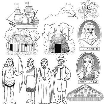 Jamestown 1607 Coloring Pages Coloring Pages