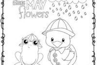 may flowers coloring page