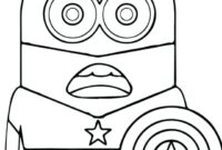 purple minion coloring pages