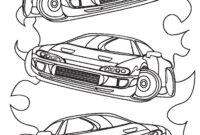 printable coloring pages race cars