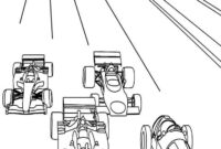 racing coloring pages