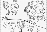 realistic farm animal coloring pages