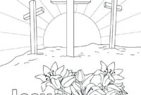 free resurrection coloring pages