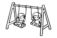 swing coloring page