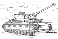 ww2 tank coloring pages