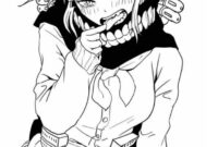 toga himiko coloring pages