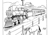 steam train coloring pages