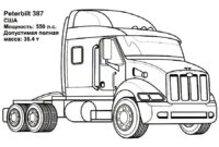 food truck coloring pages