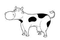 32 dessin a imprimer vache background