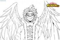 my hero academia coloring pages eri