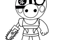 roblox coloring pages piggy
