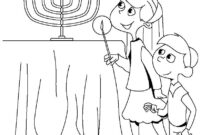 preschool hanukkah coloring pages