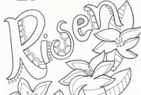 easter christian coloring pages