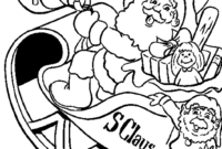 santa claus coloring pages for adults