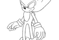 classic super sonic coloring pages