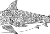 shark coloring pages for adults