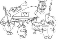 orchestra coloring page