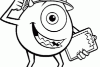 sully coloring pages