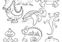 coloring pages reptiles